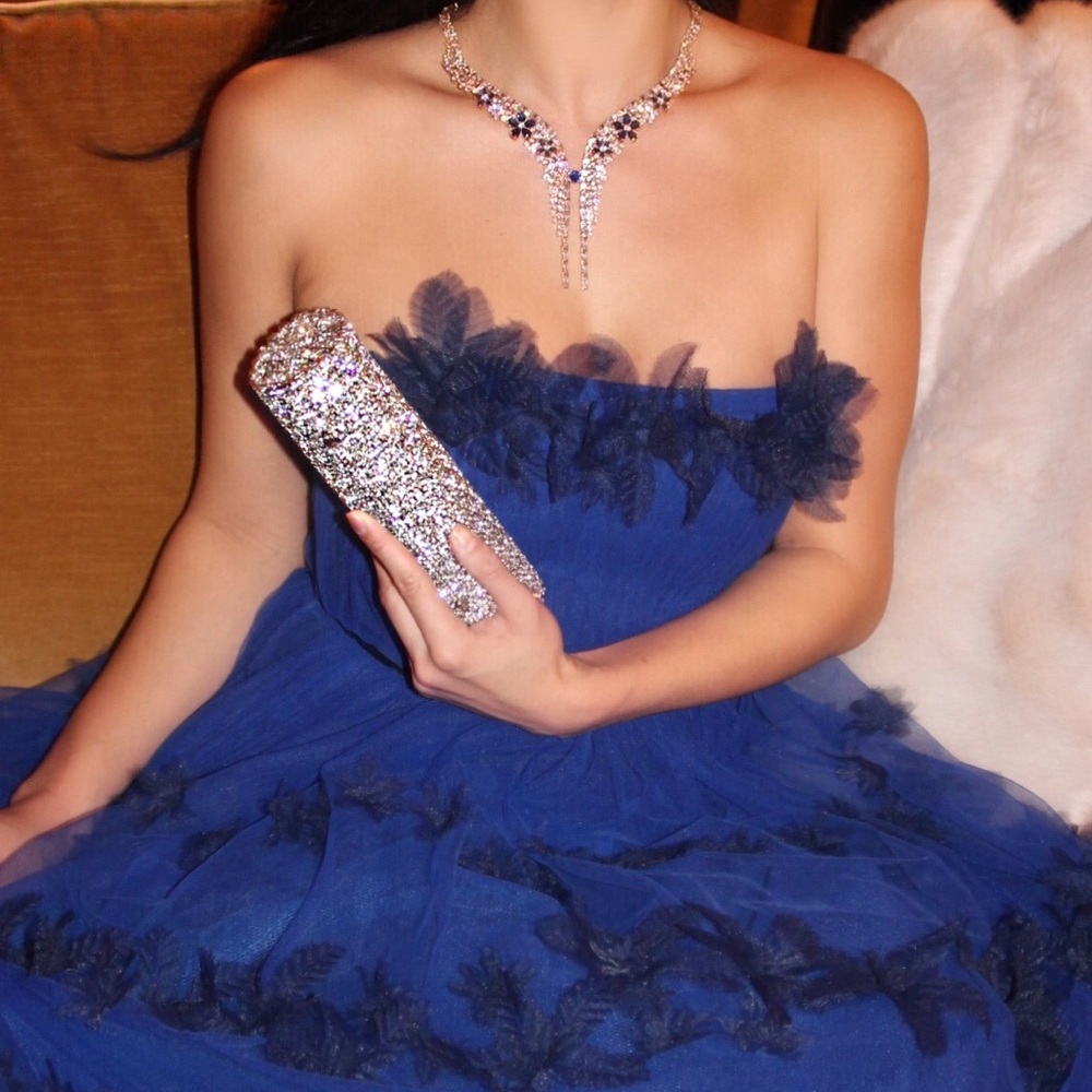 Silver Cylinder Purse